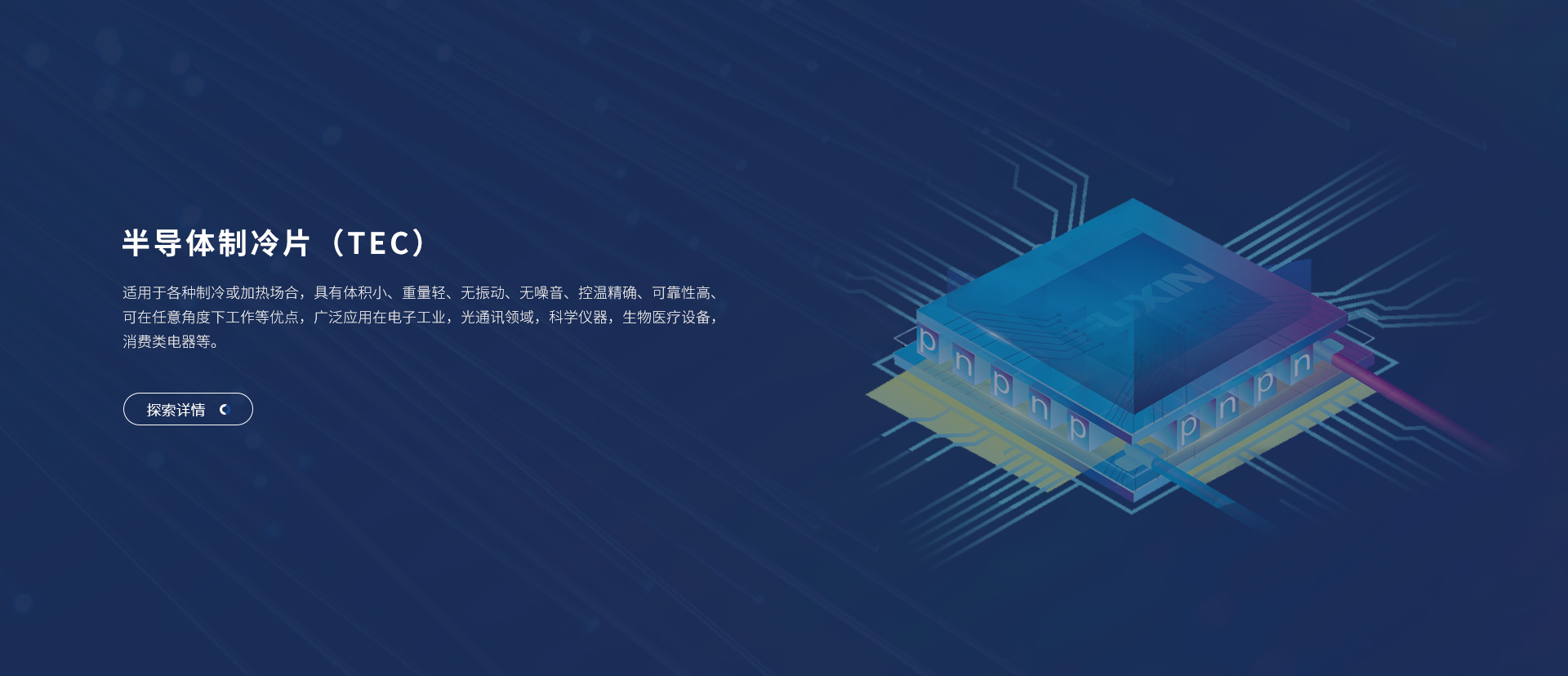 富信科技主營(yíng)微型半導(dǎo)體制冷器件、電子半導(dǎo)體制冷片、半導(dǎo)體制冷原器件、基因擴(kuò)增儀升溫降溫模塊